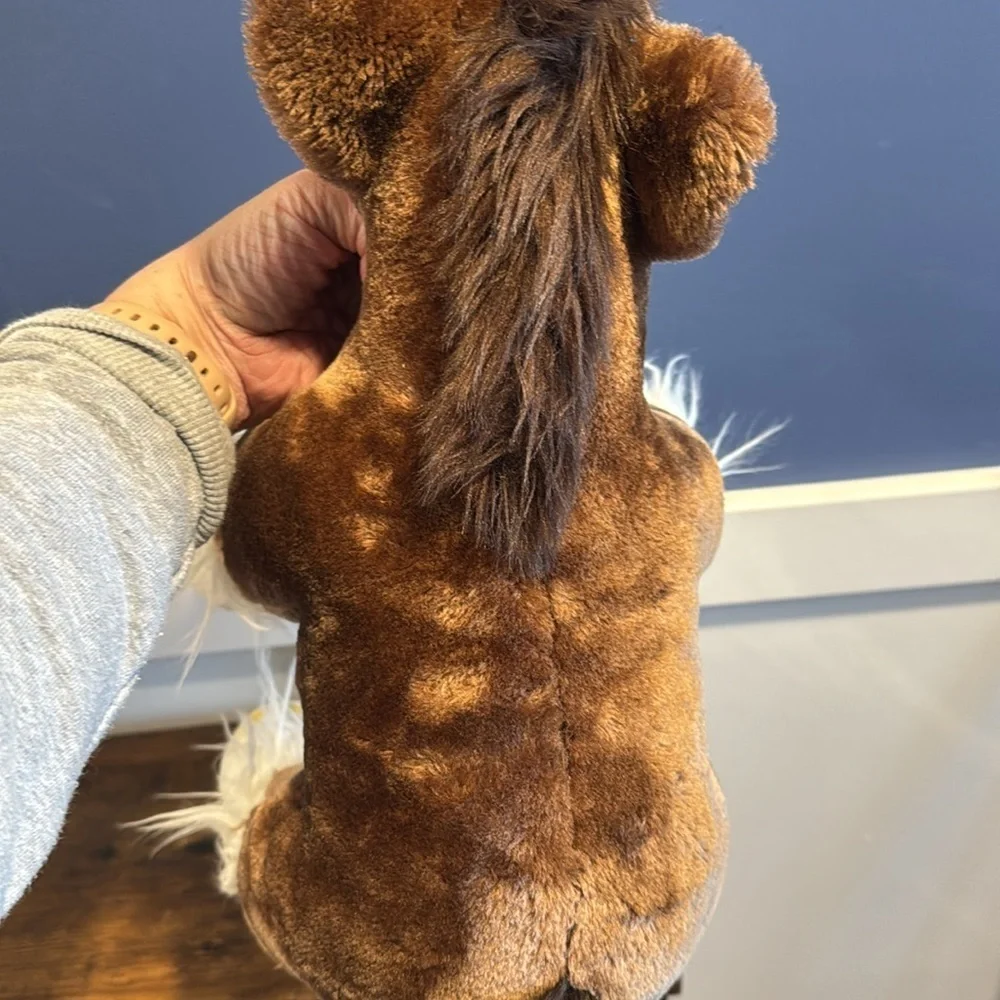 HORSE retired BUILD A BEAR workshop babw bab pony Clydesdale build-a-bear RARE